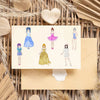 Princess Dress-Up Puzzle Sticker Set for Kids