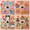 DIY Animal Diamond Painting Coaster Set with Wooden Base