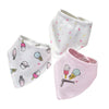 Soft Cotton Baby Bibs (3-Pack) with Cartoon Prints
