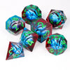 Eye Dice Set – 7-Piece Resin Polyhedral Dice for Horror RPG Games