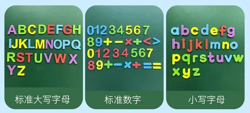 Magnetic Alphabet & Number Learning Set for Toddlers – EVA Foam Fridge Magnets