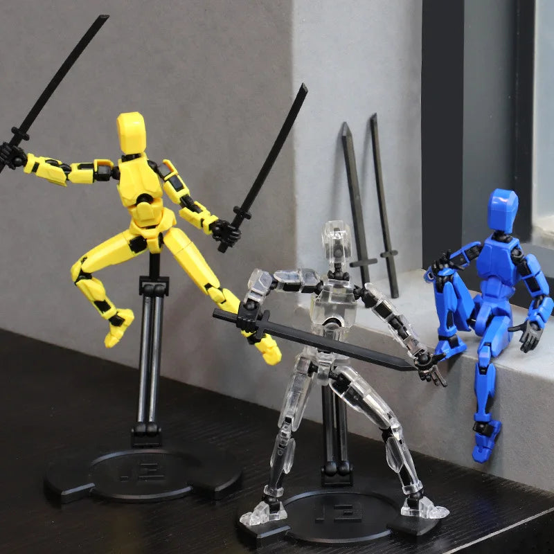 3D Articulated Action Figure Building Toy