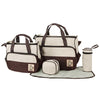 Multifunctional Crossbody Diaper Bag with Five-Piece Set