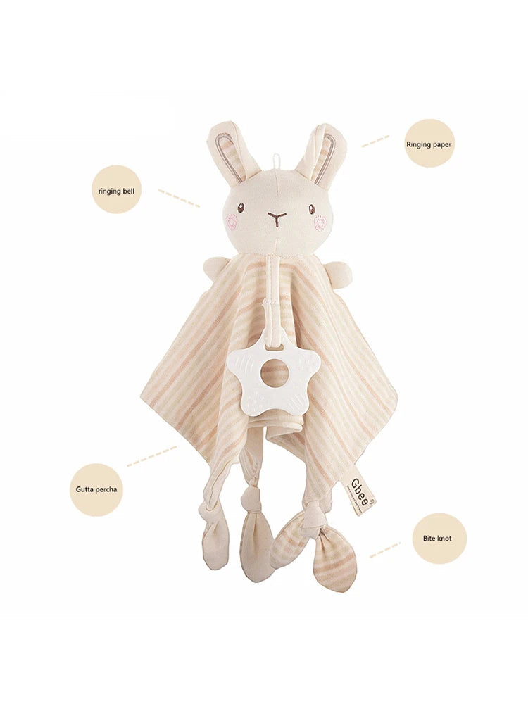 Cuddly Elephant Baby Comforter with Teether & Rattle
