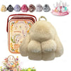 Plush Bunny Keychain Charm