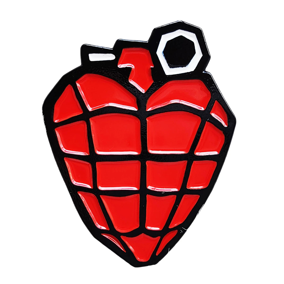 Green Rock Band Pin – Metal Lapel Brooch for Music Lovers