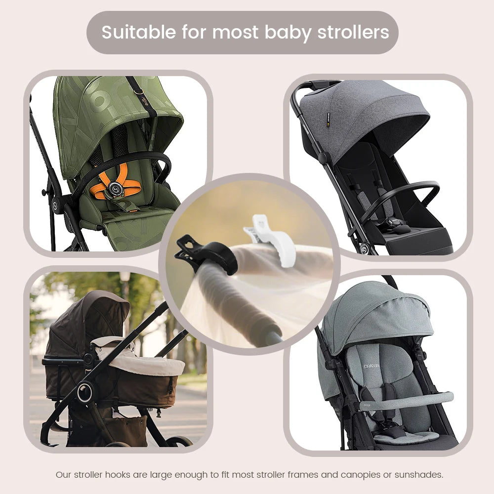 Colorful Baby Stroller Blanket Clips (2-Pack) – Secure Any Blanket or Cover