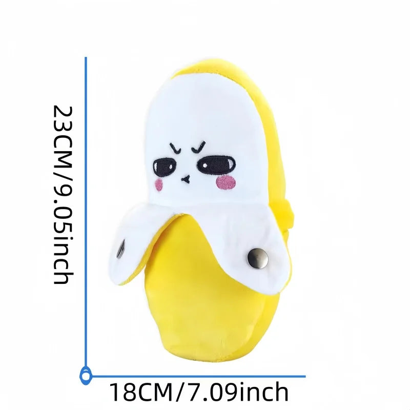 Musical Banana Plush Toy with Touch-Sensitive Piano
