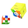 A yellow box containing a Swift Block magnetic 3x3 speed cube.