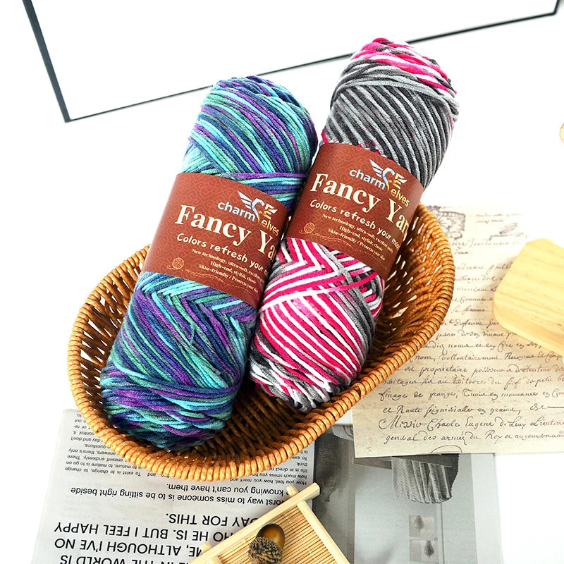 Soft Gradient Acrylic Yarn - 200g per Ball