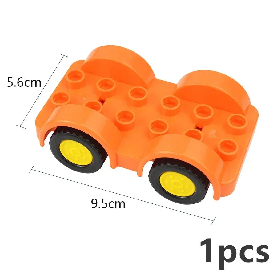 Large Building Blocks Traffic Series Vehicles Set