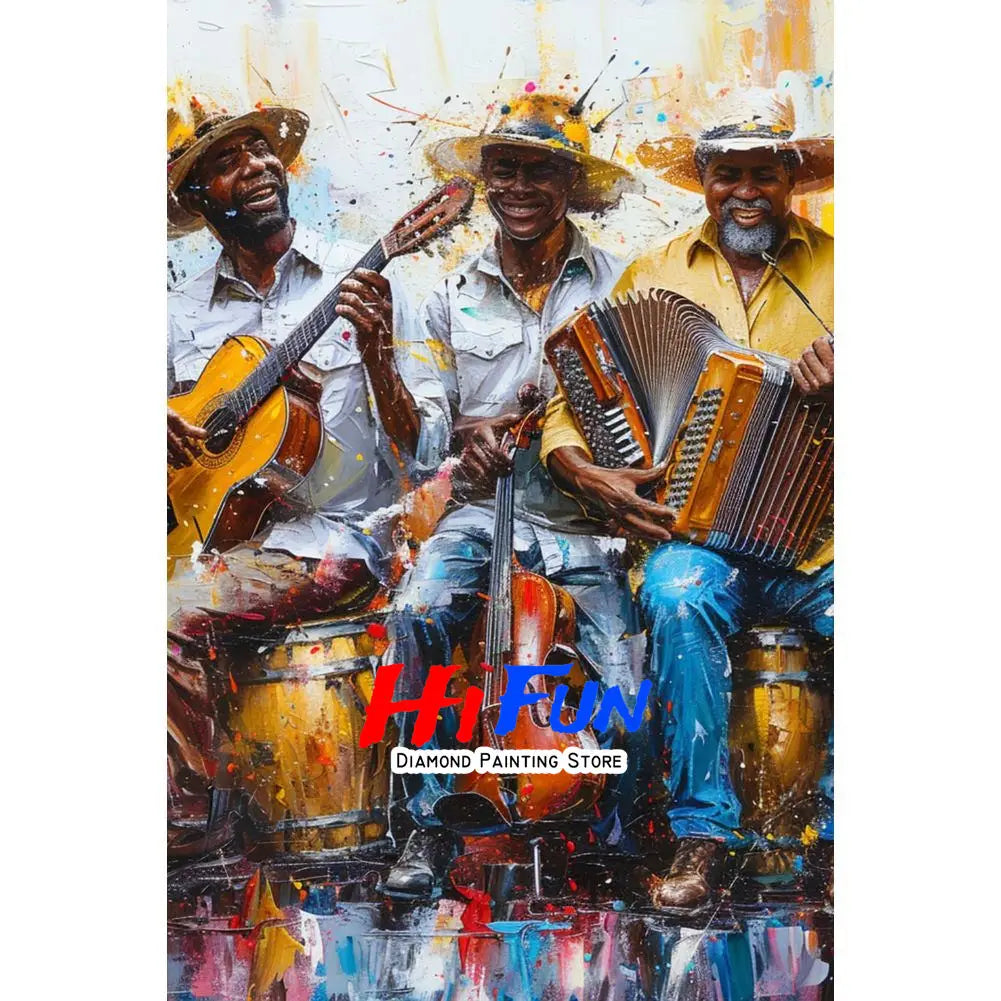 Modern Jazz Musician Diamond Painting Kit