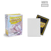 A box of Dragon Shield premium matte card sleeves with white text and a dragon design.