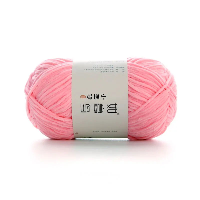 Soft Chenille Yarn for Crochet and Knitting