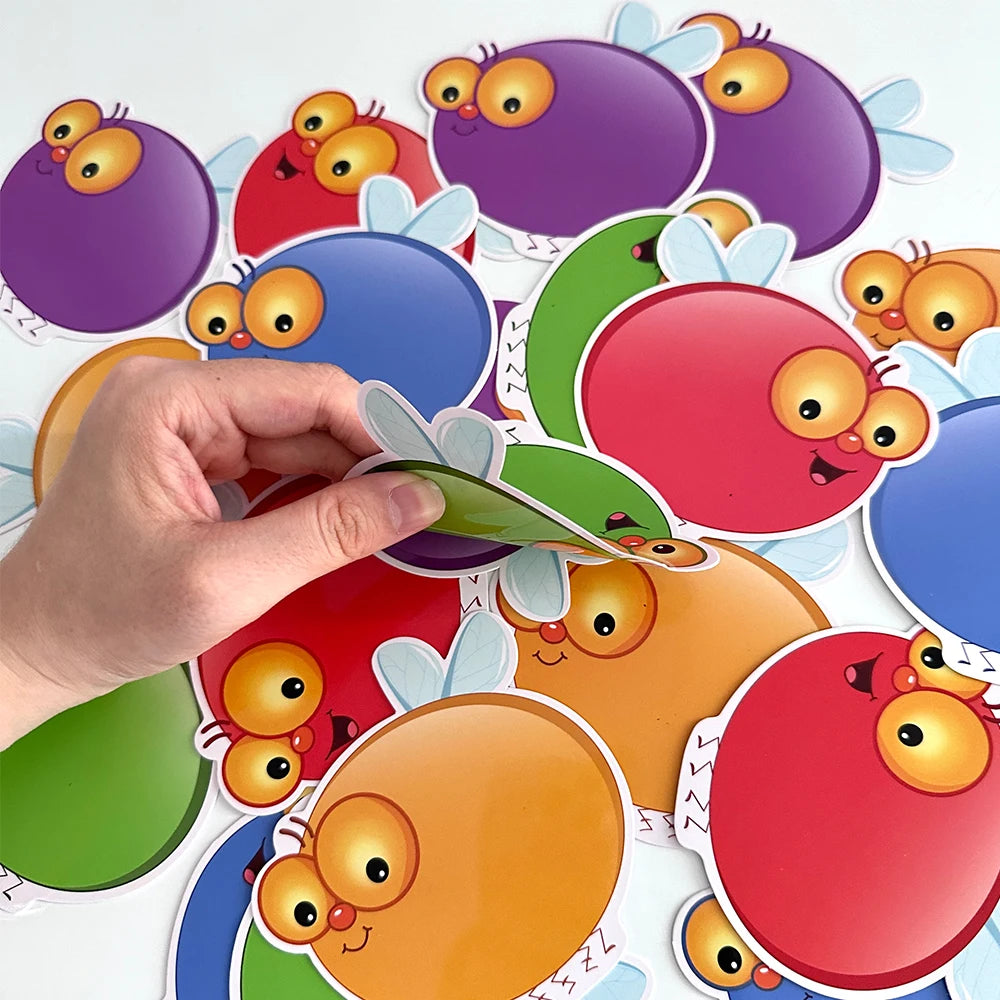 Dry-Erase Fly Swat Game Cards for Kids Learning