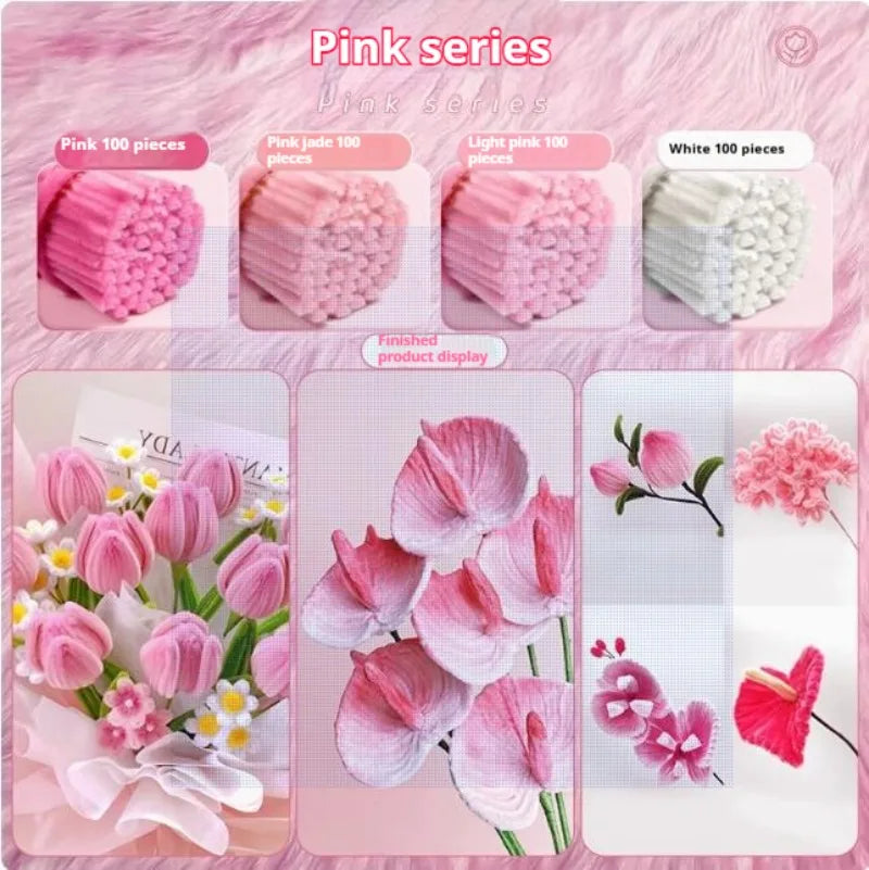 Chenille Stem Craft Sticks for DIY Art Projects