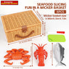 3D DIY Food Play Kit with Lobster, Crab, Fish & More