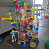 Glowing Marble Run with Motorized Elevator – 236-Piece STEM Building Set for Kids