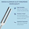 432Hz Tuning Fork Set with Mallet and Storage Bag for Healing and Stress Relief