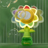 Sunflower Bubble Machine with Lights and Auto Shake for Kids