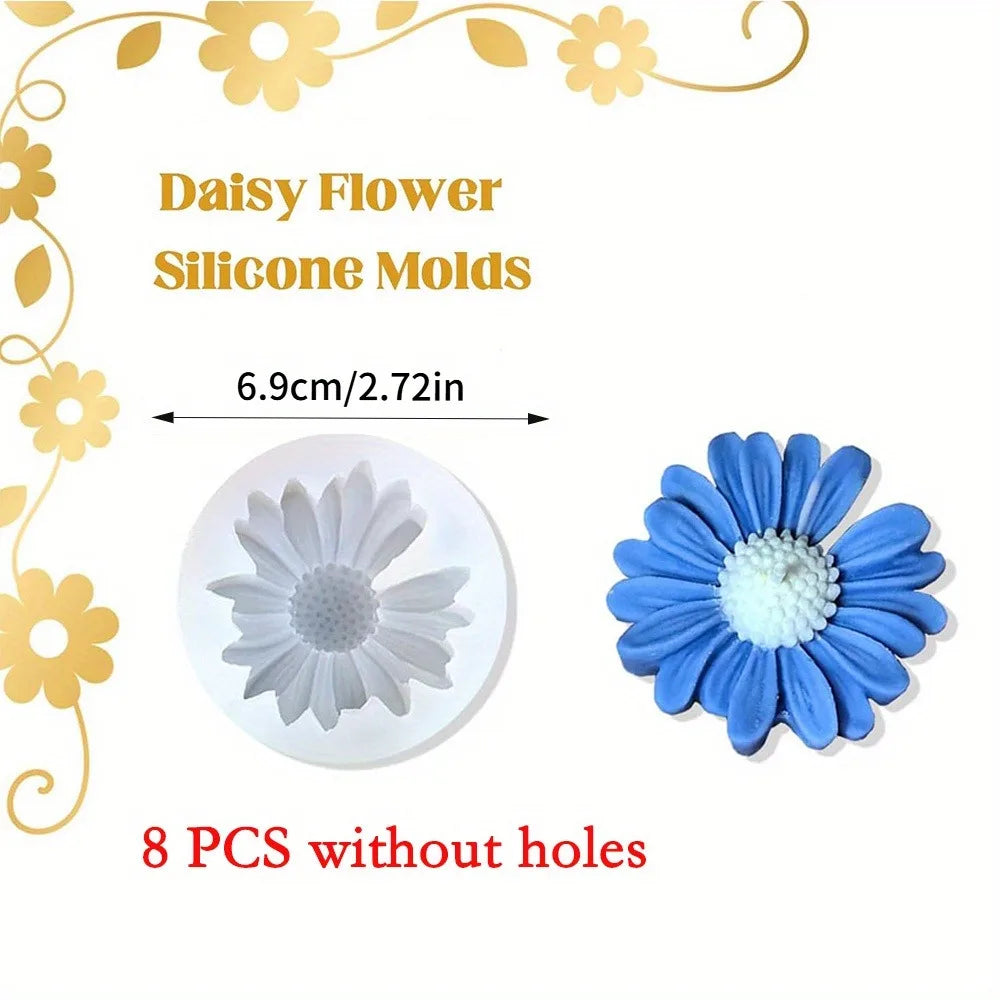Reusable Rose Silicone Mold with Realistic Layered Petals