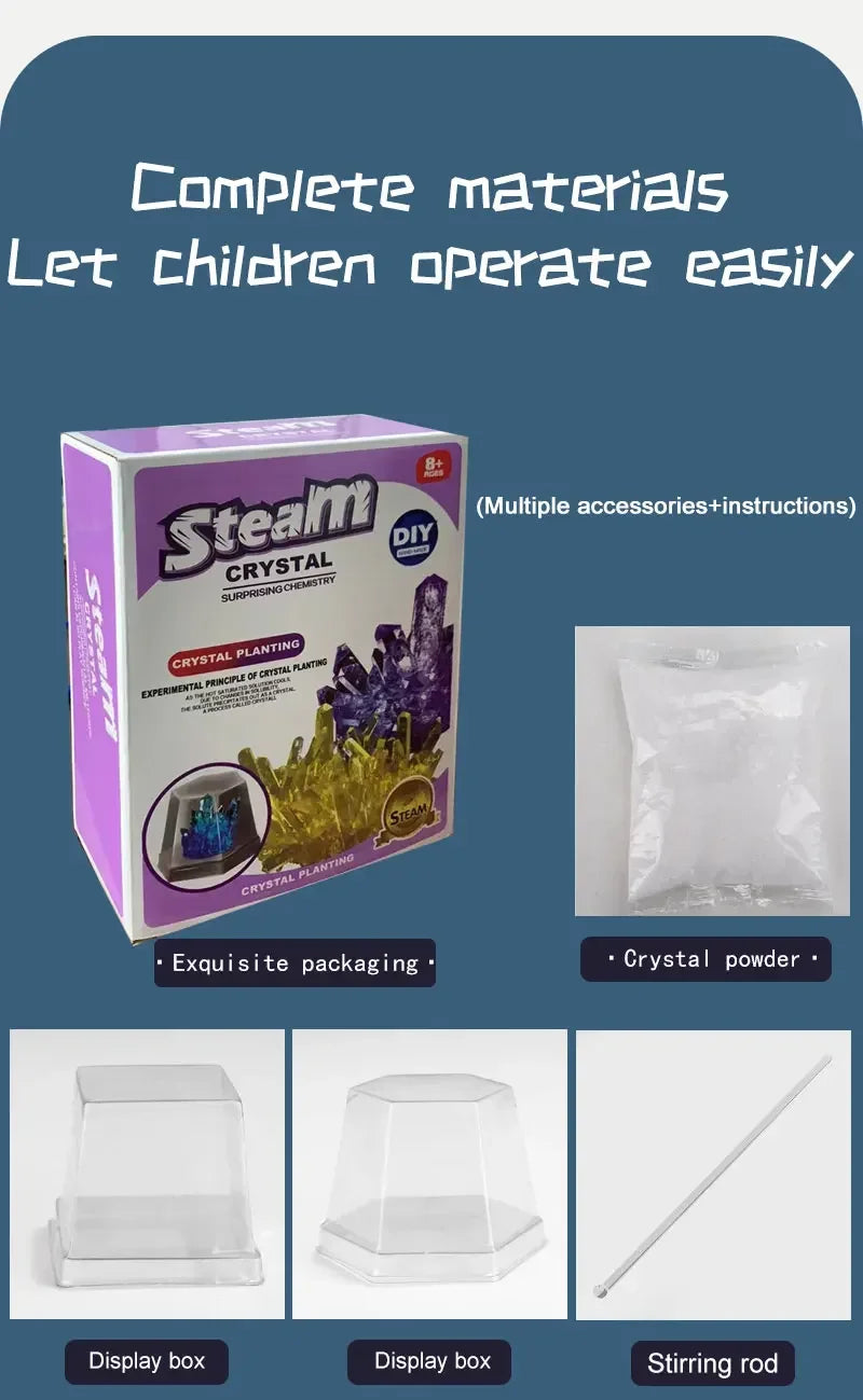 Crystal Growing Science Kit for STEM Learning