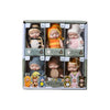 Mini Sleeping Baby Dolls with Clothes - Set of 6