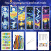 DIY Cross Stitch Bookmark Kit – Set of 6 for Beginners