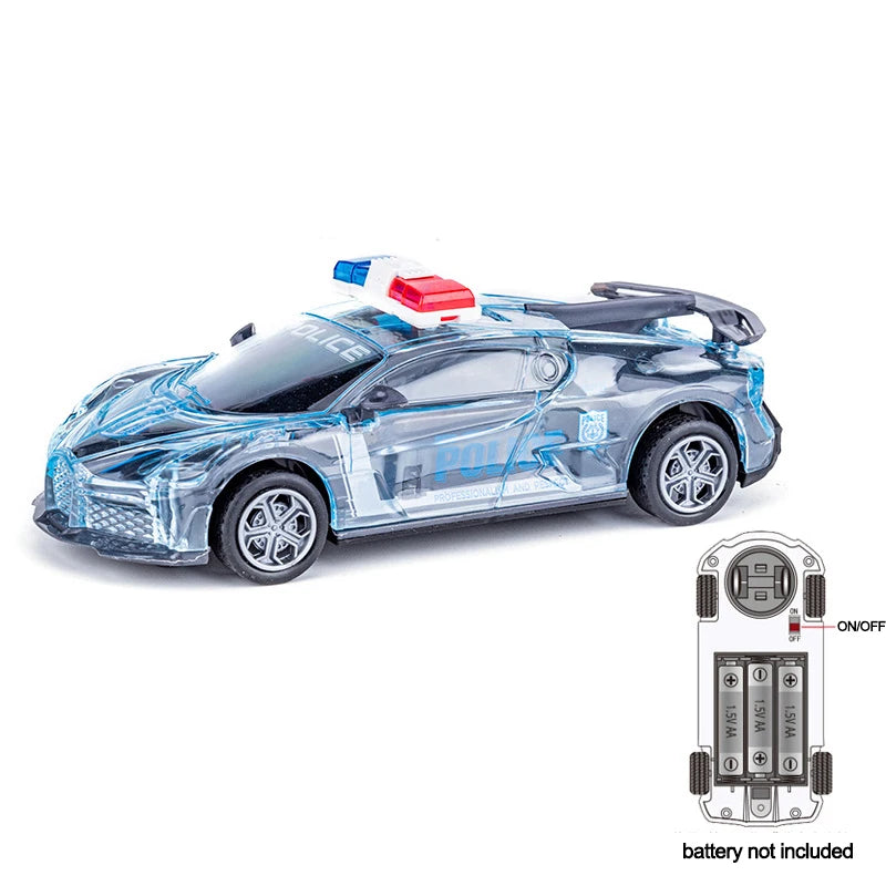 Police Car Toy with Lights, Sounds & Inertial Motion