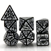 Premium Metal Polyhedral Dice Set – 7 Dice for D&D and RPG Games