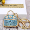 Crystal Rhinestone Handbag Keychain