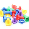 Screw Building Blocks Set – Montessori Nut & Bolt Shape Toys for Kids