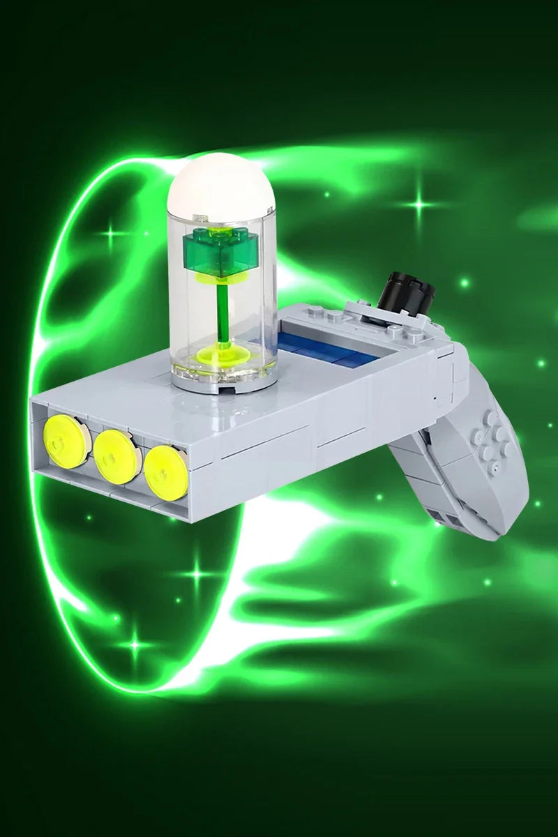 Rick & Morty Portal Gun Building Block Set