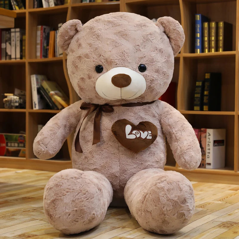 Soft Plush Teddy Bear with Heart Design