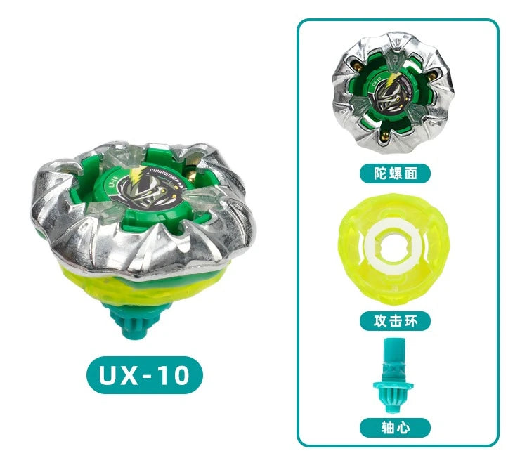 Gyro X Series Metal Battle Spinning Top with Launcher