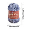 Chenille Velvet Yarn 2-Pack – Soft & Warm for Knitting and Crochet