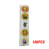 Spanish Motivational Reward Stickers for Kids – Cute Animal Encouragement Sticker Roll