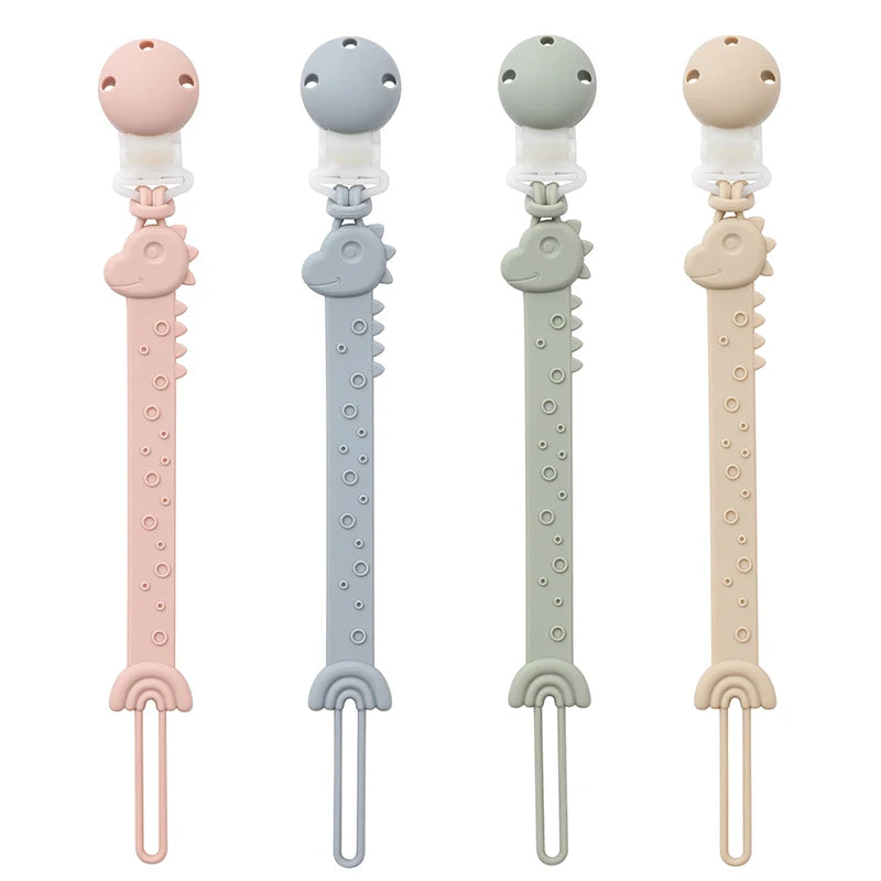 BPA-Free Silicone Pacifier Clips for Babies