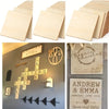 Unfinished Wood Square Sheets for Crafting and Engraving
