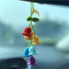 Handmade Crochet Bluebell Flower Car Pendant