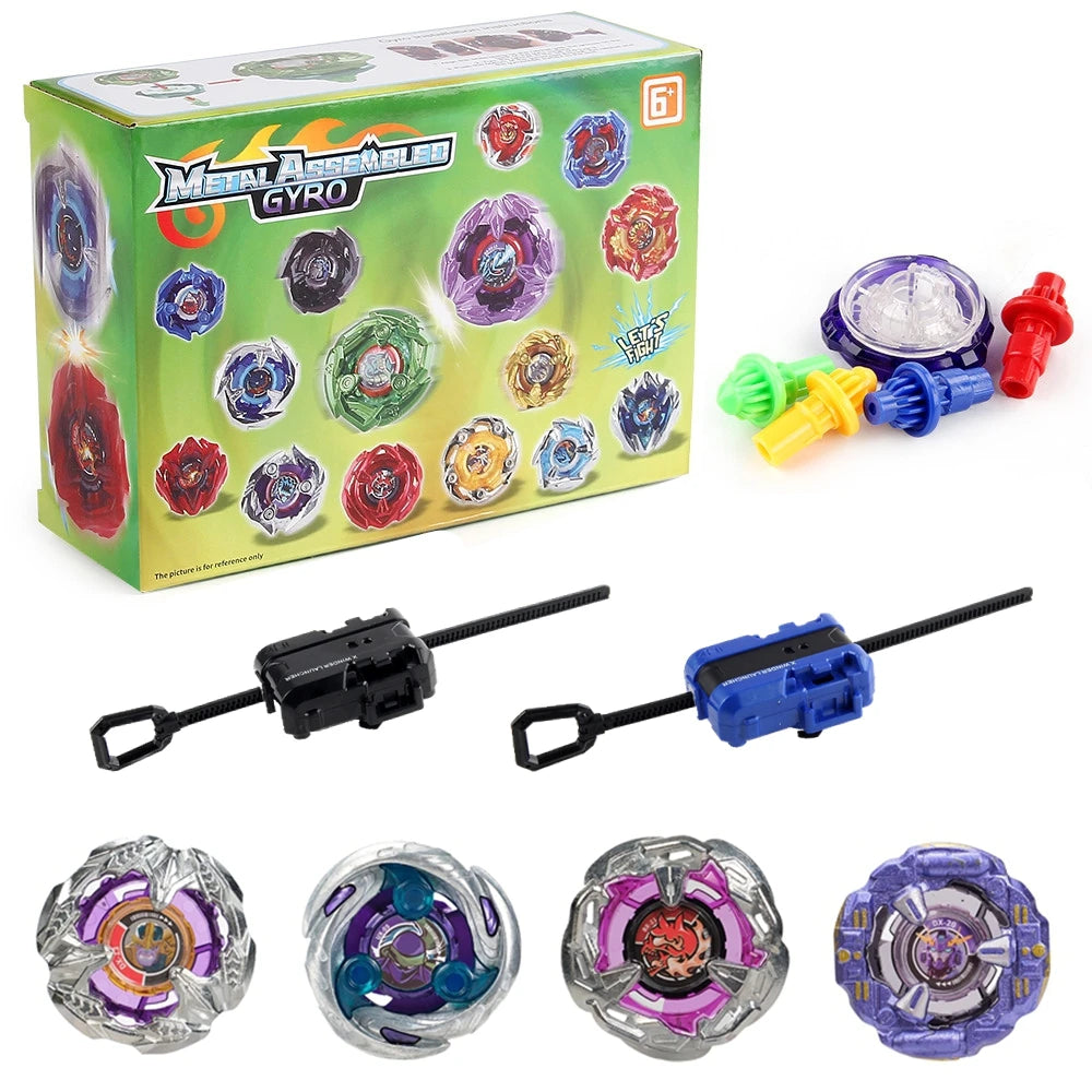 Gyro Spinning Tops Battle Set with Launchers