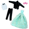 Doll Wedding Dress and Suit Gift Set for 11.5-Inch Fashion Dolls