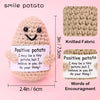 Handmade Crochet Pocket Hug Doll with Positive Vibe