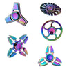Rainbow Metal Fidget Spinner – Smooth Spinning Anxiety Relief Toy