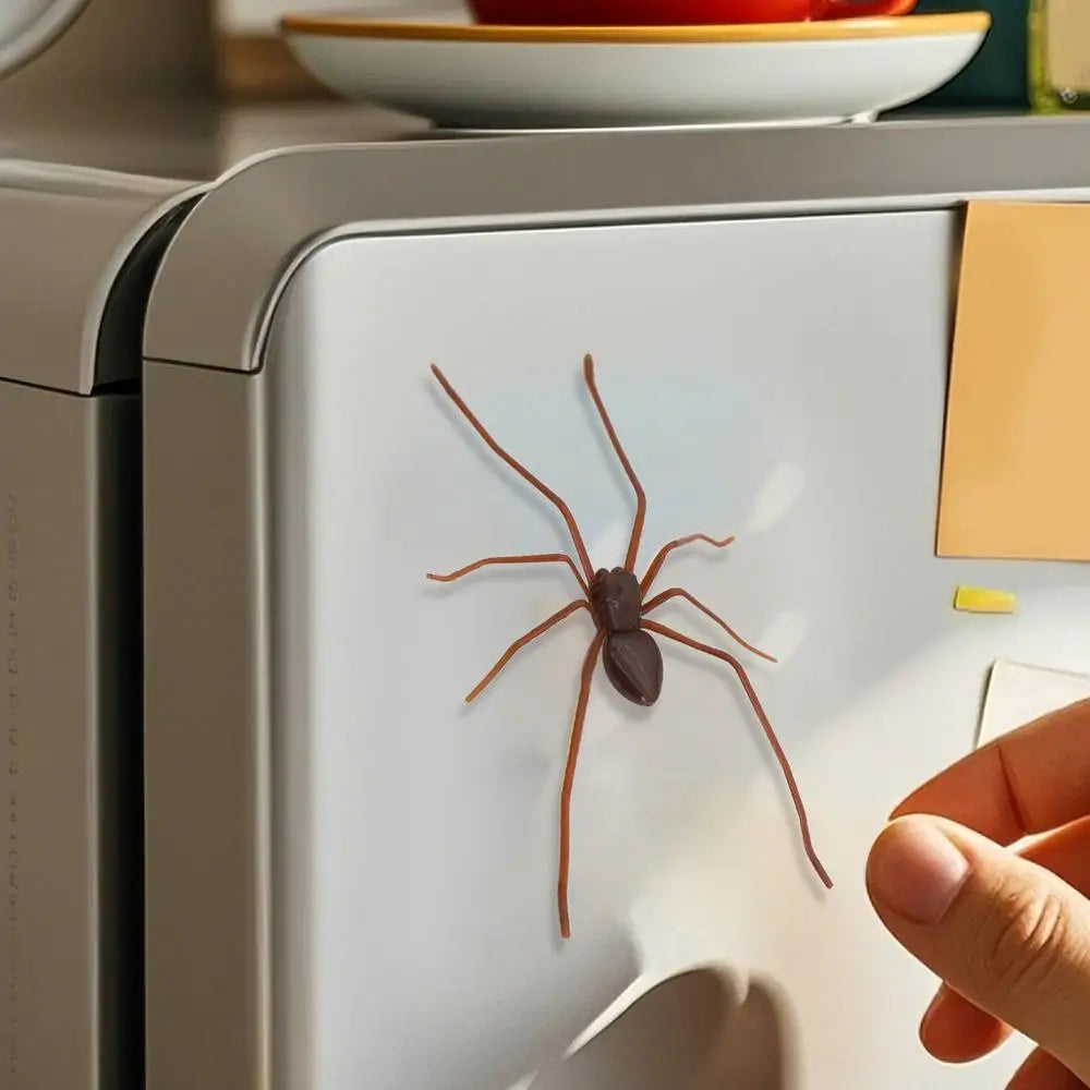 Realistic Spider Fridge Magnet – Fun Prank Decor