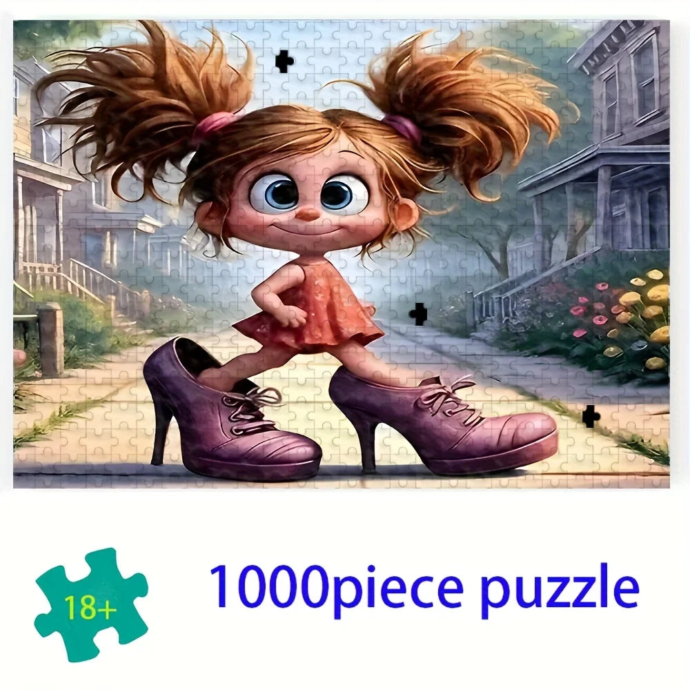 Adult Jigsaw Puzzle - 500 or 1000 Pieces, Stress Relief & Family Fun