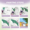 DIY Paint by Numbers Kit | Flowers in Vase | Acrylic Canvas Art with Frame