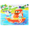 Wooden Animal Jigsaw Puzzles for Toddlers (Set of 12)
