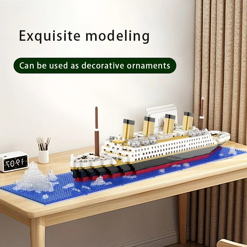Titanic Cruise Ship Micro Building Blocks Set