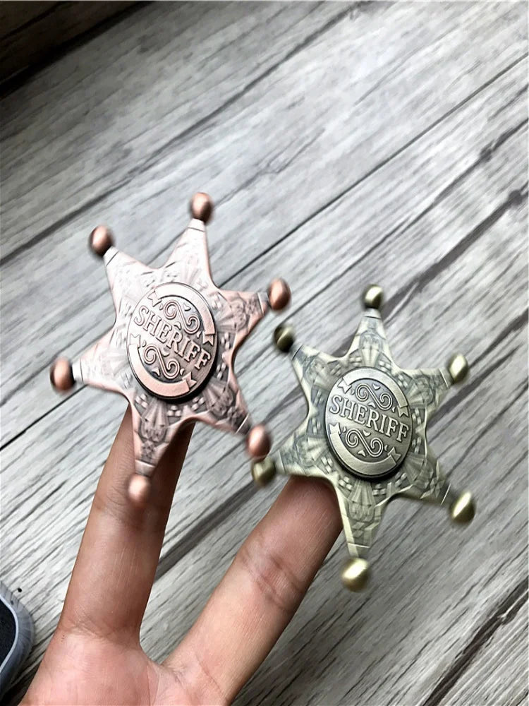 Hexagonal Metal Fidget Spinner with Smooth Rotation